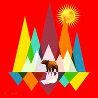 Polygon Wilderness Bear Santa Hat thumb 1
