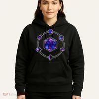 Polyhedral Dice Galaxy Circle Hoodie thumb 5