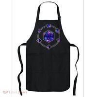 Polyhedral Dice Galaxy Circle Apron thumb 0