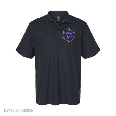 Polyhedral Dice Galaxy Circle Polo