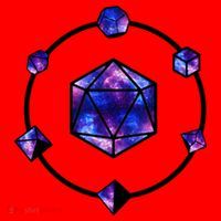 Polyhedral Dice Galaxy Circle Santa Hat thumb 1