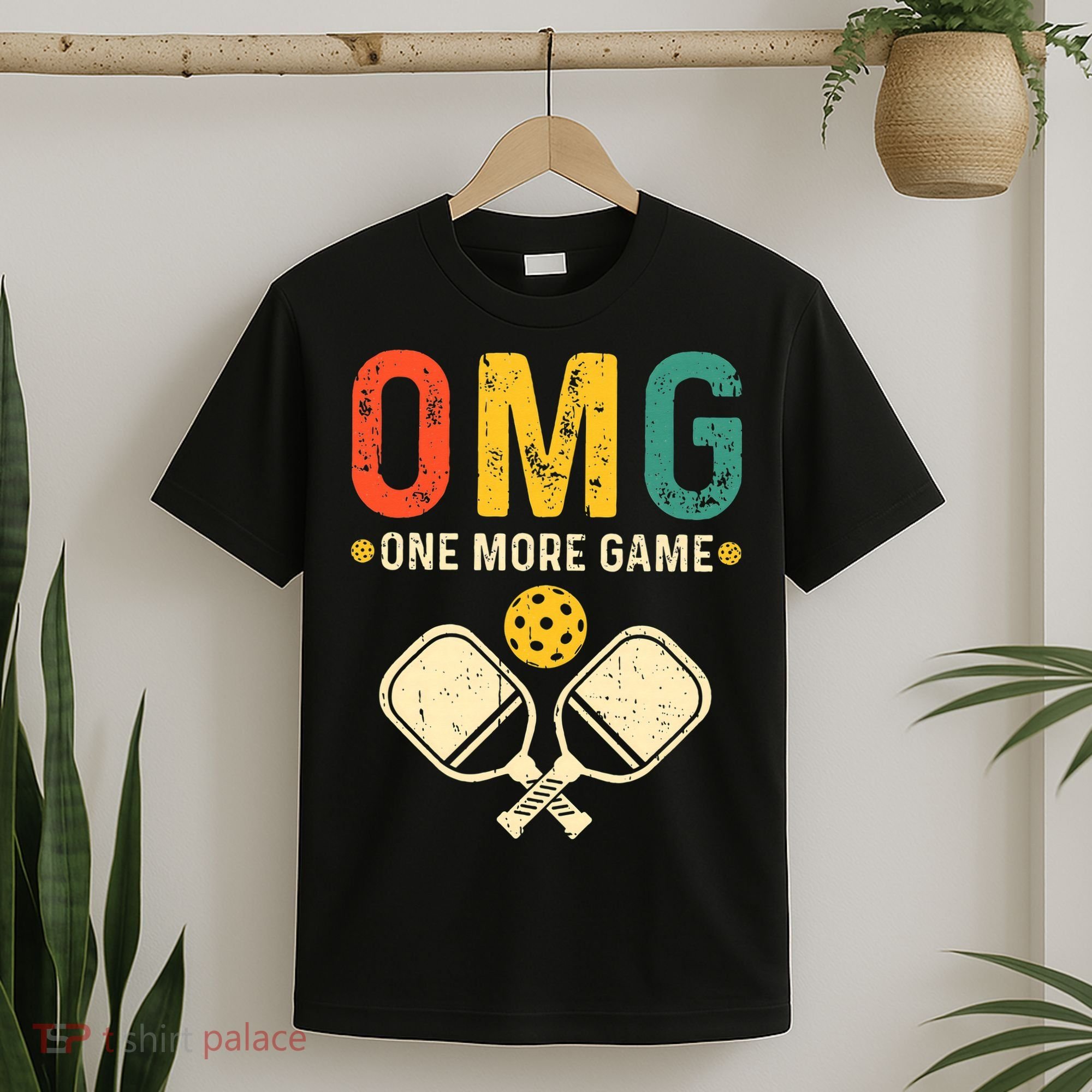 Pickleball One More Game Pickleball Player T-Shirt
