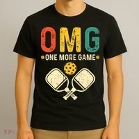 Pickleball One More Game Pickleball Player T-Shirt thumb 3
