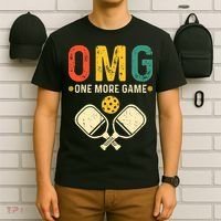 Pickleball One More Game Pickleball Player T-Shirt thumb 6