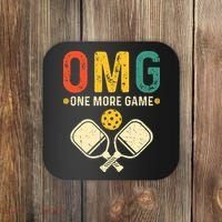 Pickleball One More Game Pickleball Player Coaster thumb 0