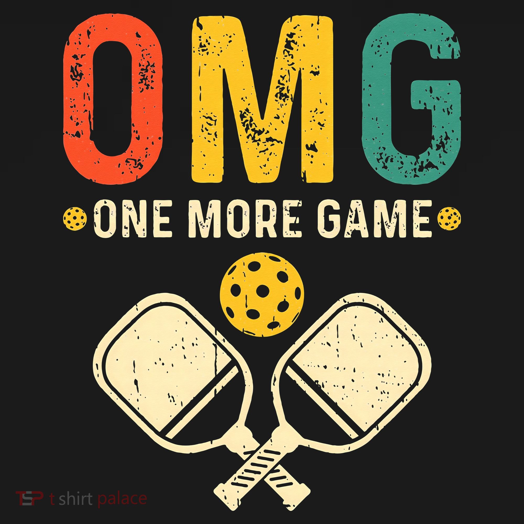 Pickleball One More Game Pickleball Player Polo