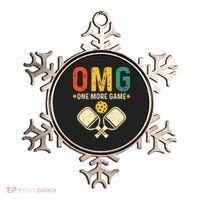 Pickleball One More Game Pickleball Player Ornament thumb 0