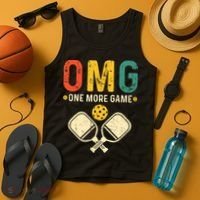 Pickleball One More Game Pickleball Player Tank Top thumb 4