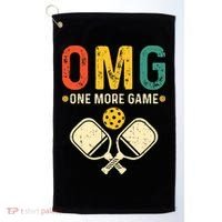 Pickleball One More Game Pickleball Player Golf Towel thumb 0