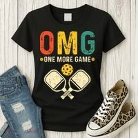 Pickleball One More Game Pickleball Player Women's T-Shirt thumb 3