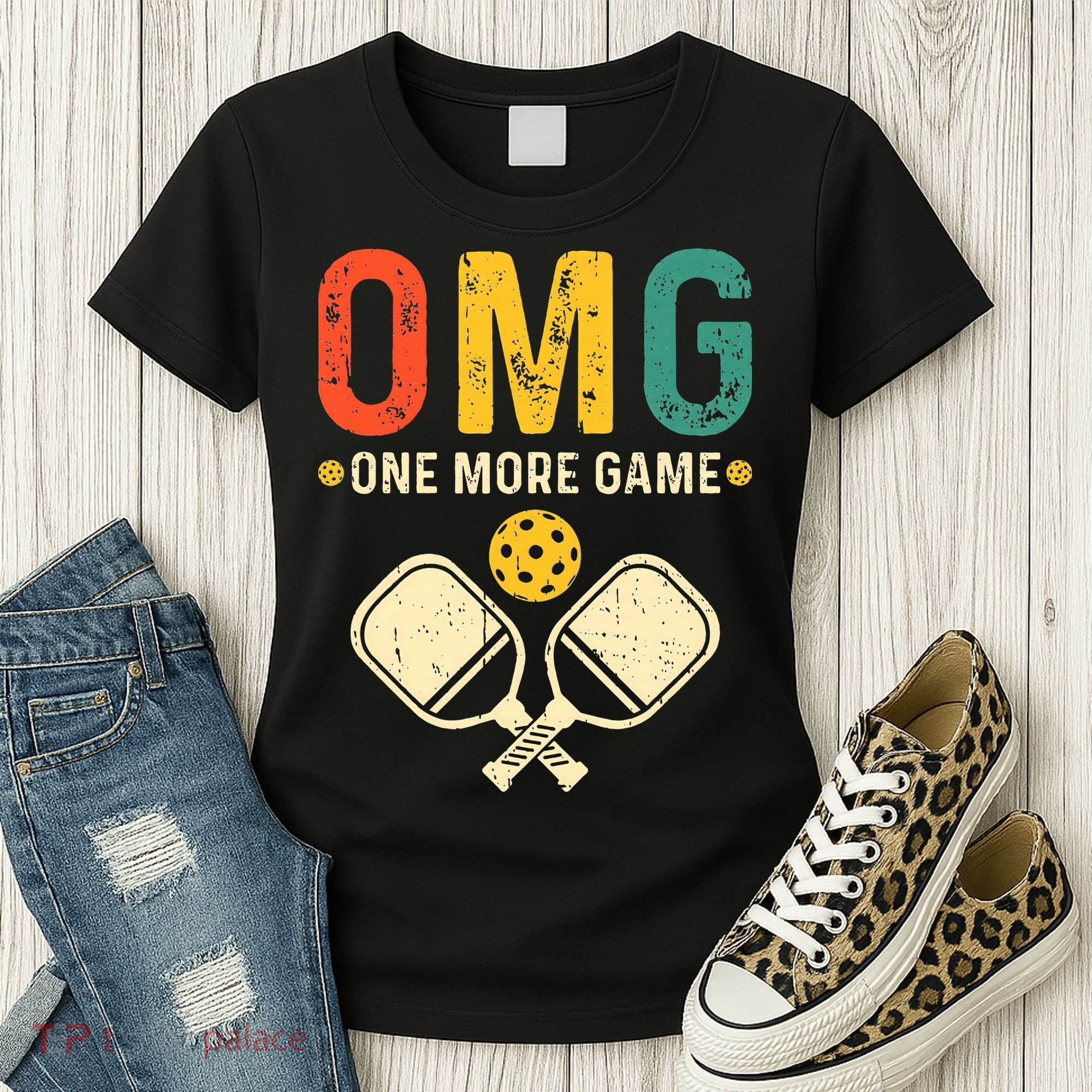 Pickleball One More Game Pickleball Player Women's T-Shirt