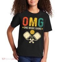 Pickleball One More Game Pickleball Player Kids T-Shirt thumb 2