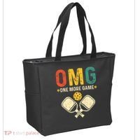 Pickleball One More Game Pickleball Player Tote Bag thumb 2