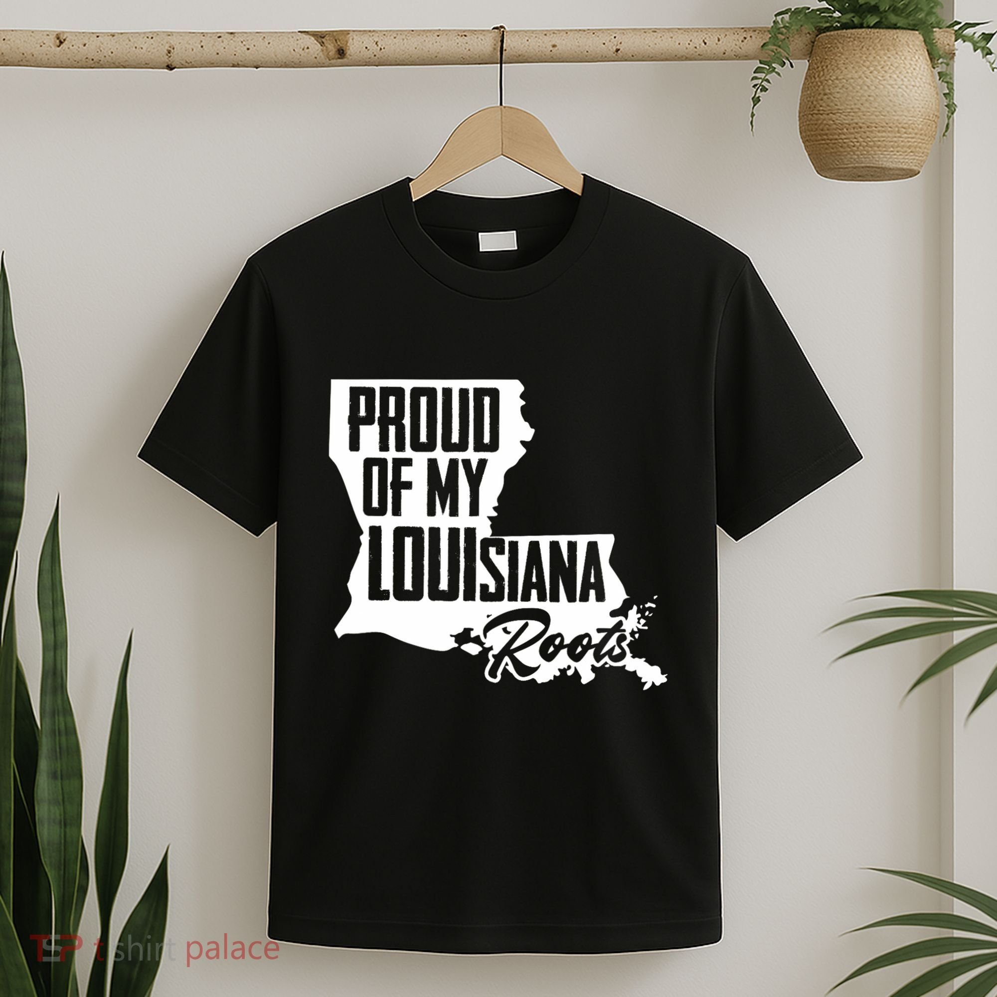 Proud Of My Louisiana Root American Louisiana Crawfish Cajun T-Shirt
