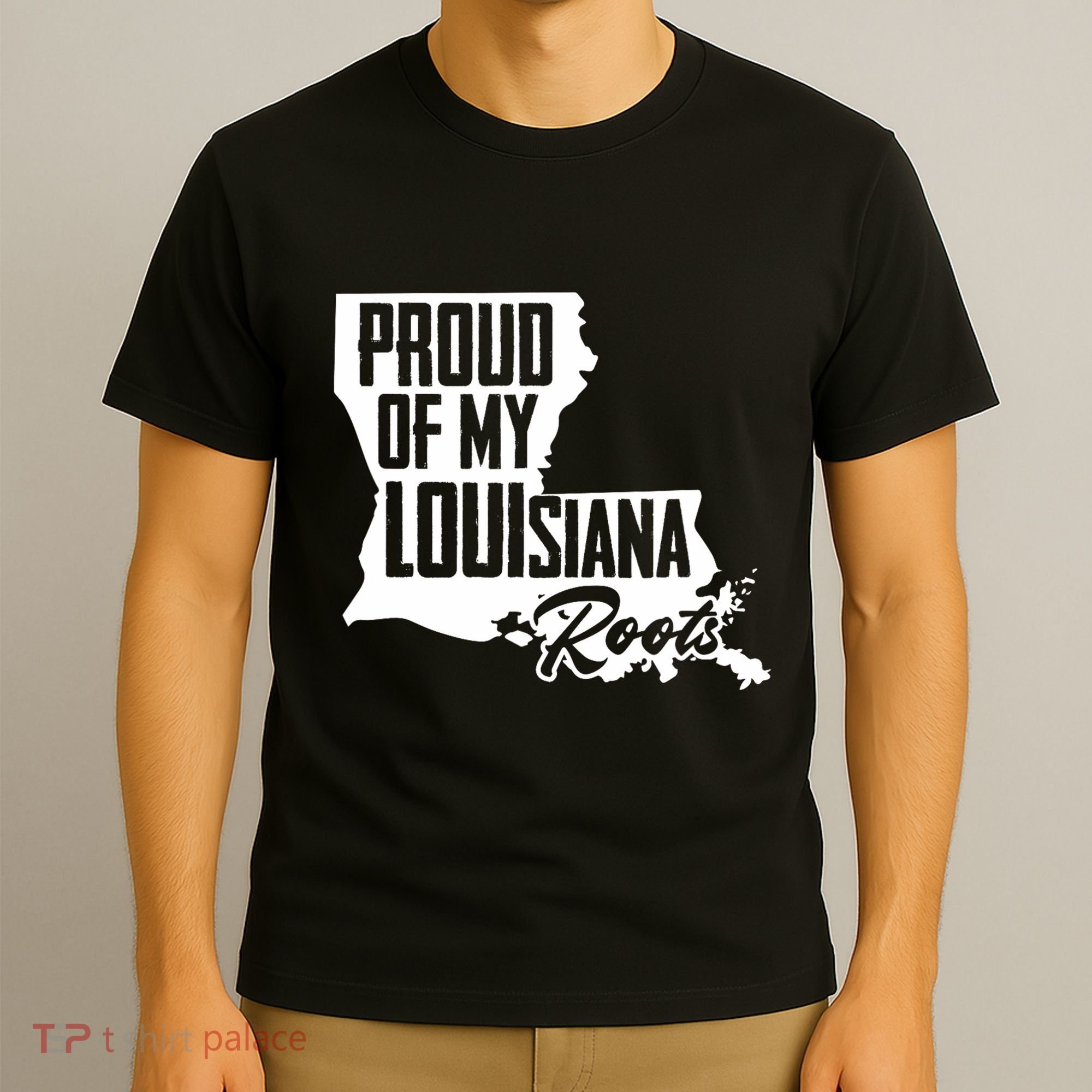 Proud Of My Louisiana Root American Louisiana Crawfish Cajun T-Shirt