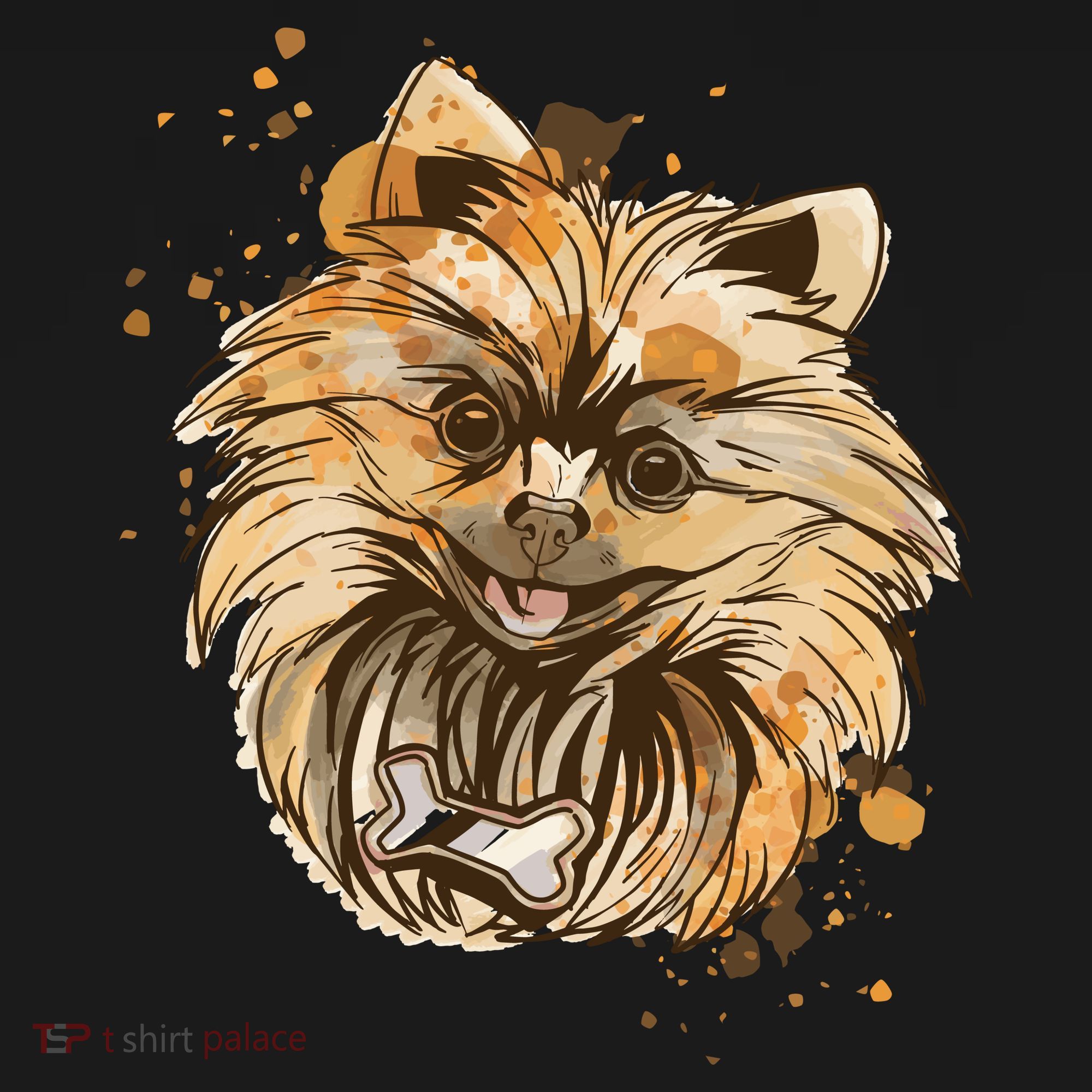 Pomeranian Dog Bucket Hat