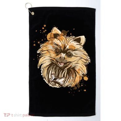 Pomeranian Dog Golf Towel