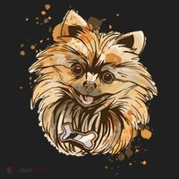 Pomeranian Dog Golf Towel thumb 3