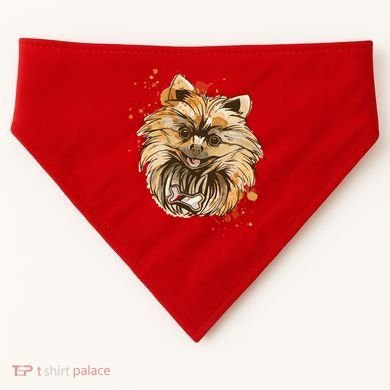 Pomeranian Dog USA-Made Doggie Bandana