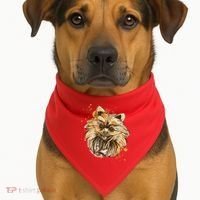 Pomeranian Dog USA-Made Doggie Bandana thumb 1