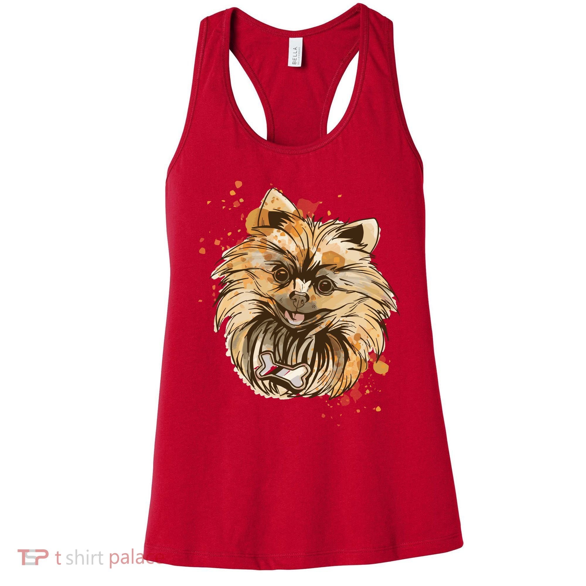 Pomeranian Dog Women's Tank Top