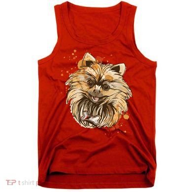 Pomeranian Dog Tank Top