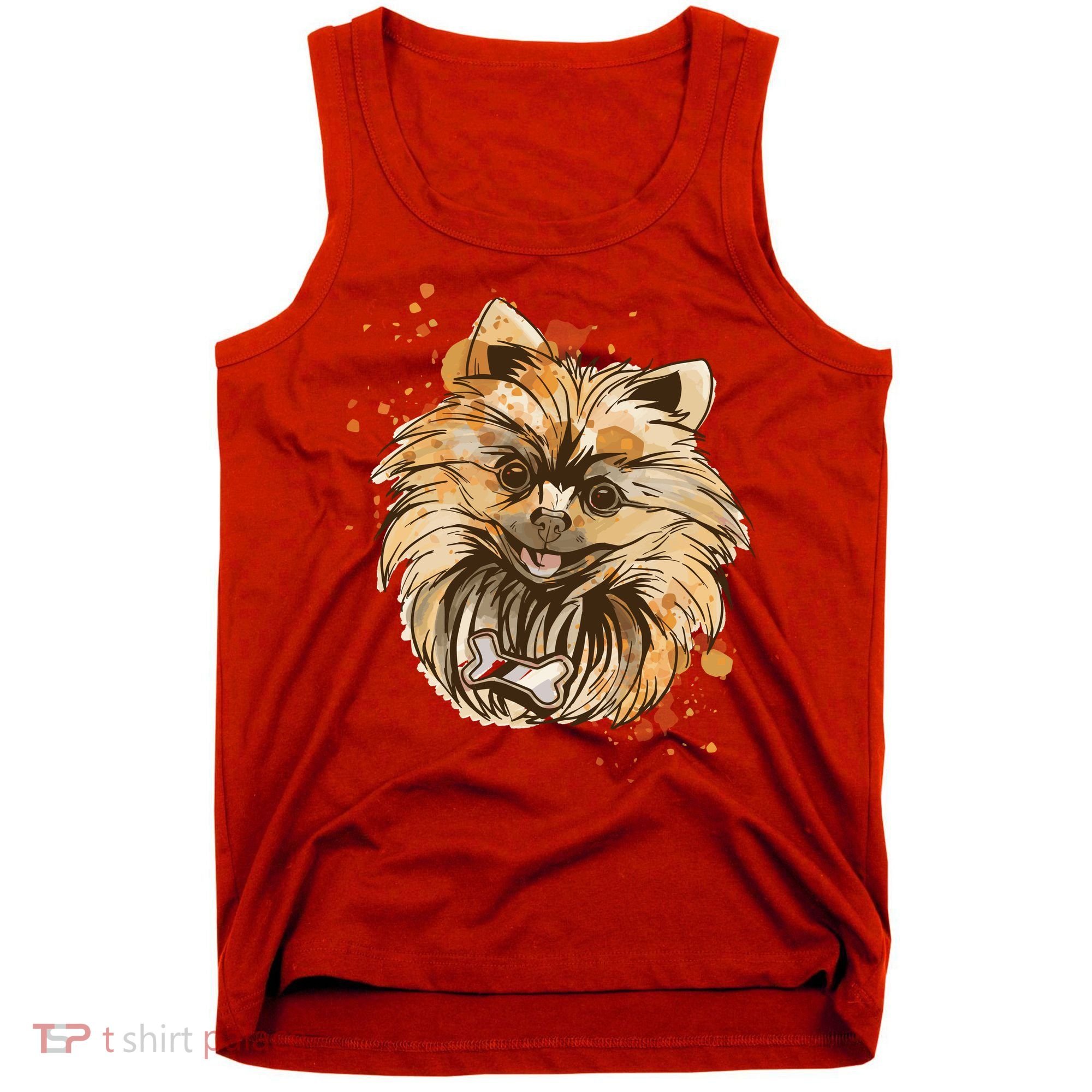 Pomeranian Dog Tank Top