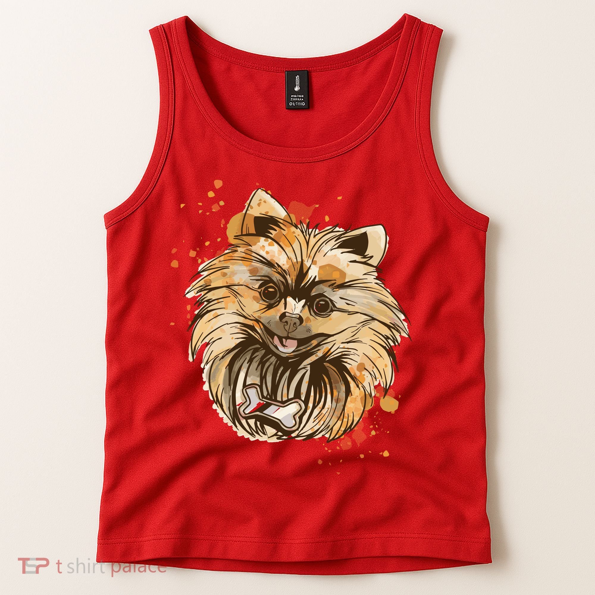 Pomeranian Dog Tank Top