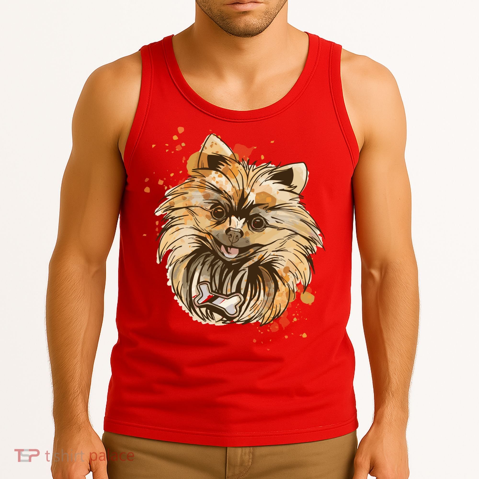 Pomeranian Dog Tank Top