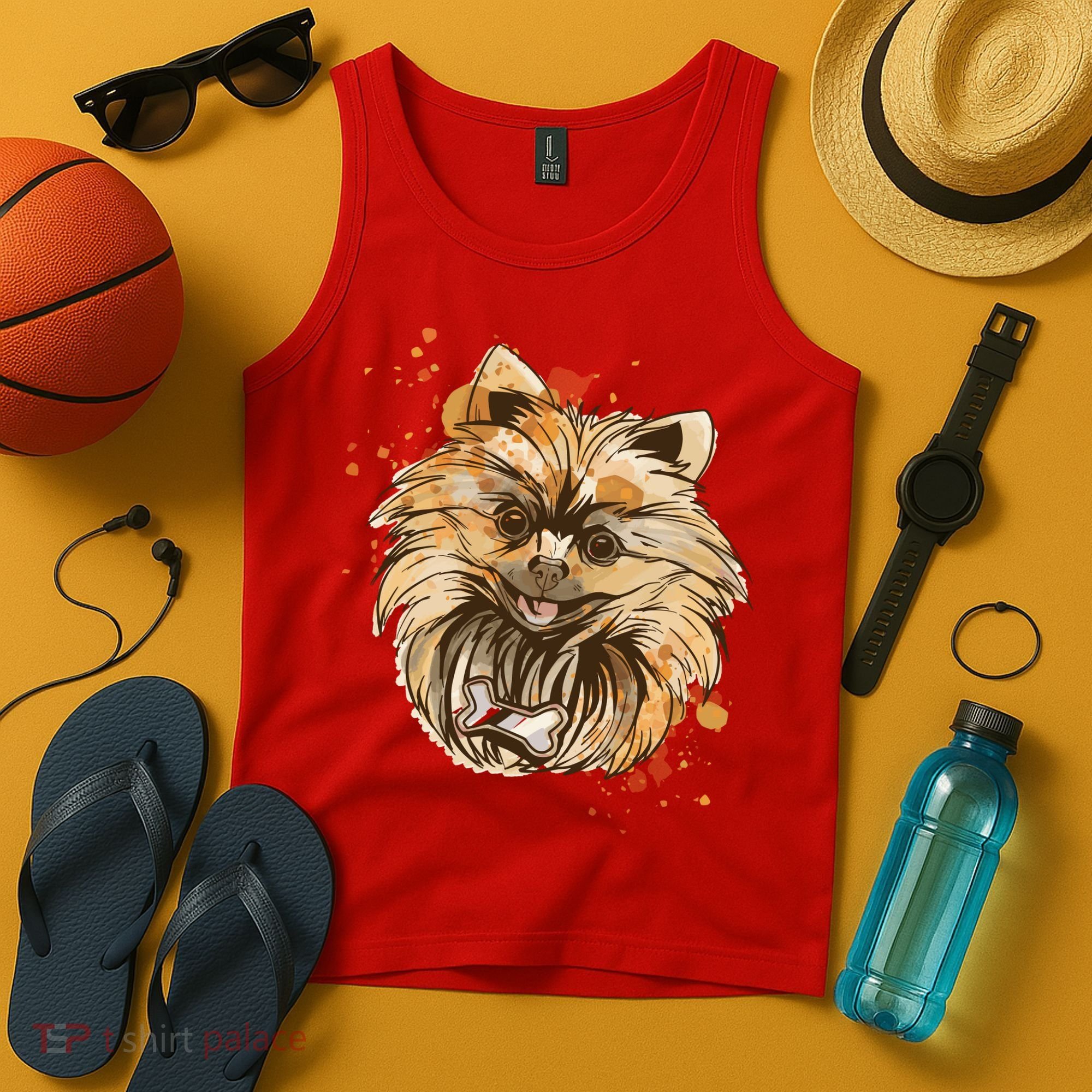 Pomeranian Dog Tank Top