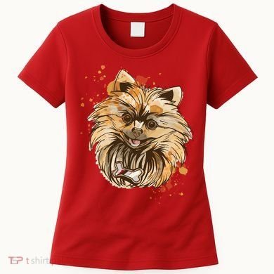 Pomeranian Dog Women's T-Shirt