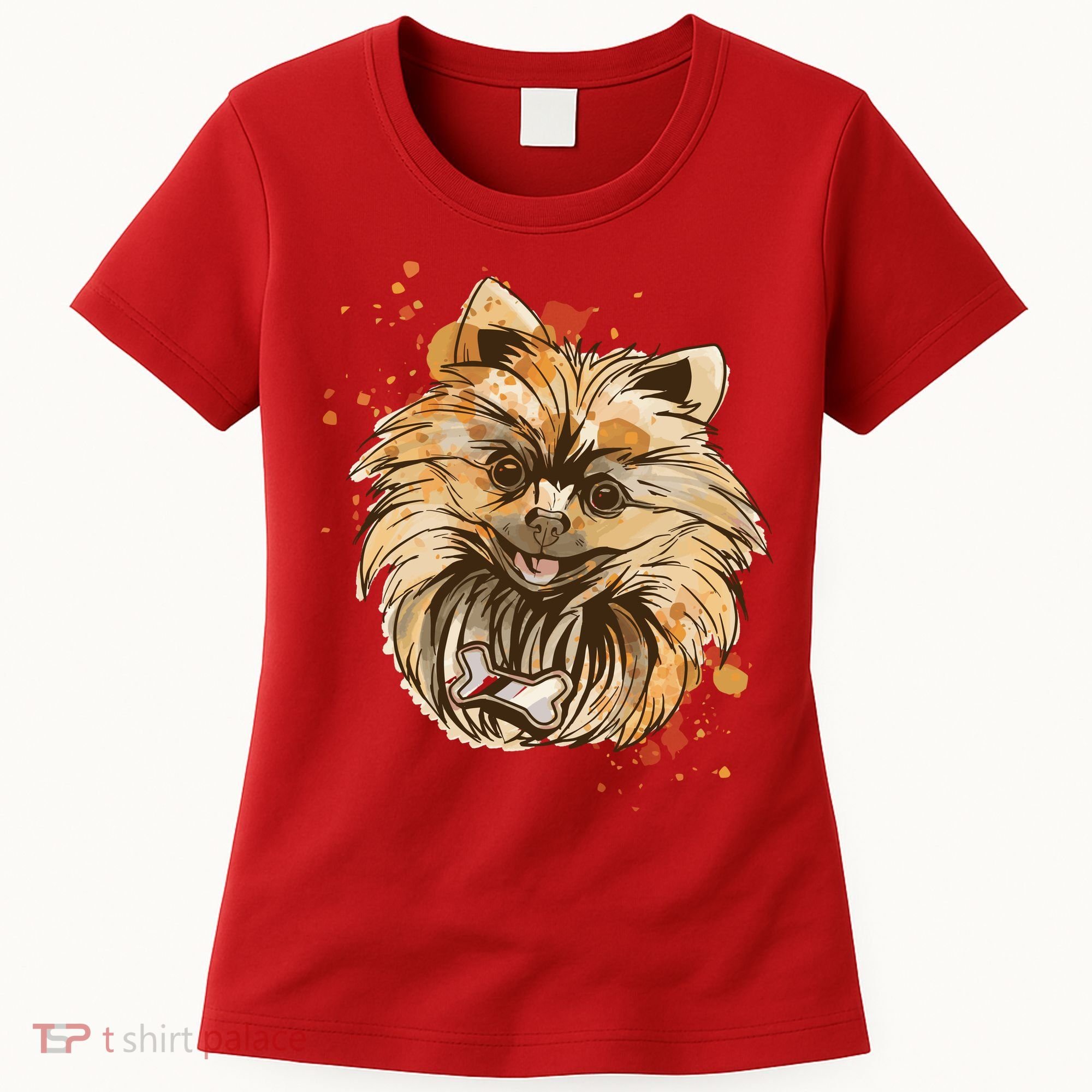 Pomeranian Dog Women's T-Shirt