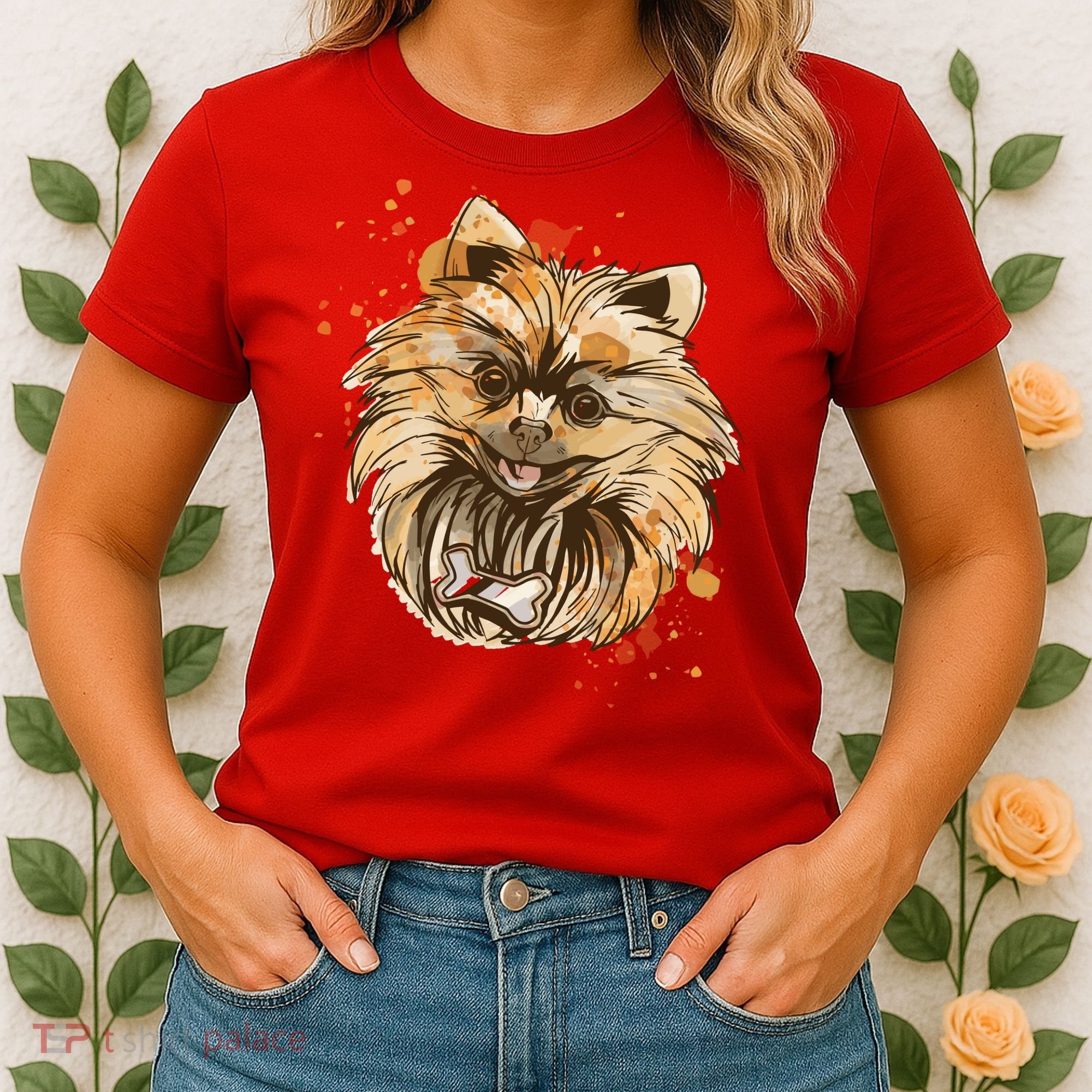 Pomeranian Dog Women's T-Shirt
