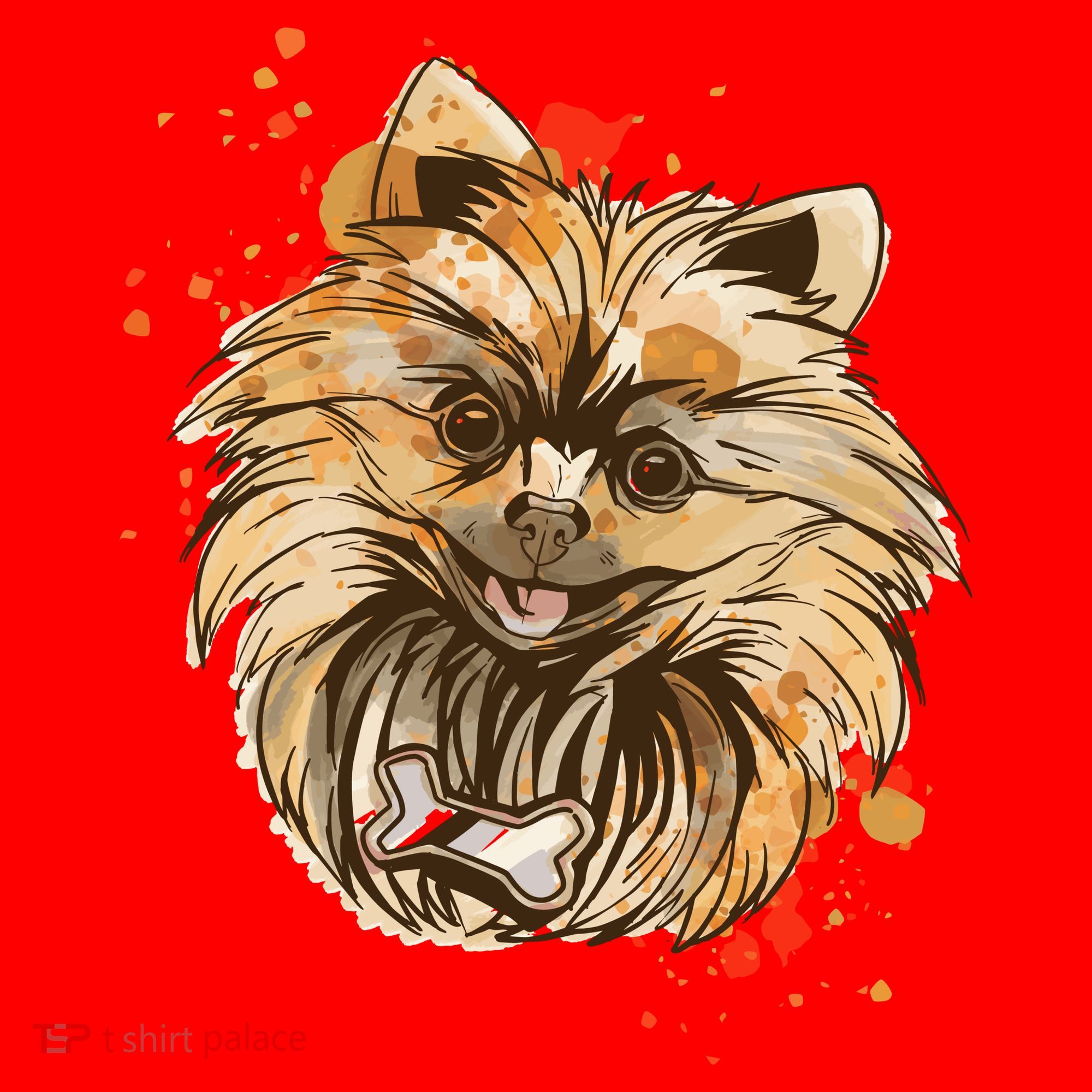 Pomeranian Dog Women's T-Shirt