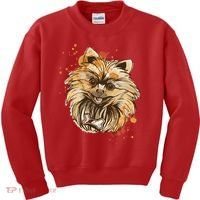 Pomeranian Dog Kids Sweatshirt thumb 0