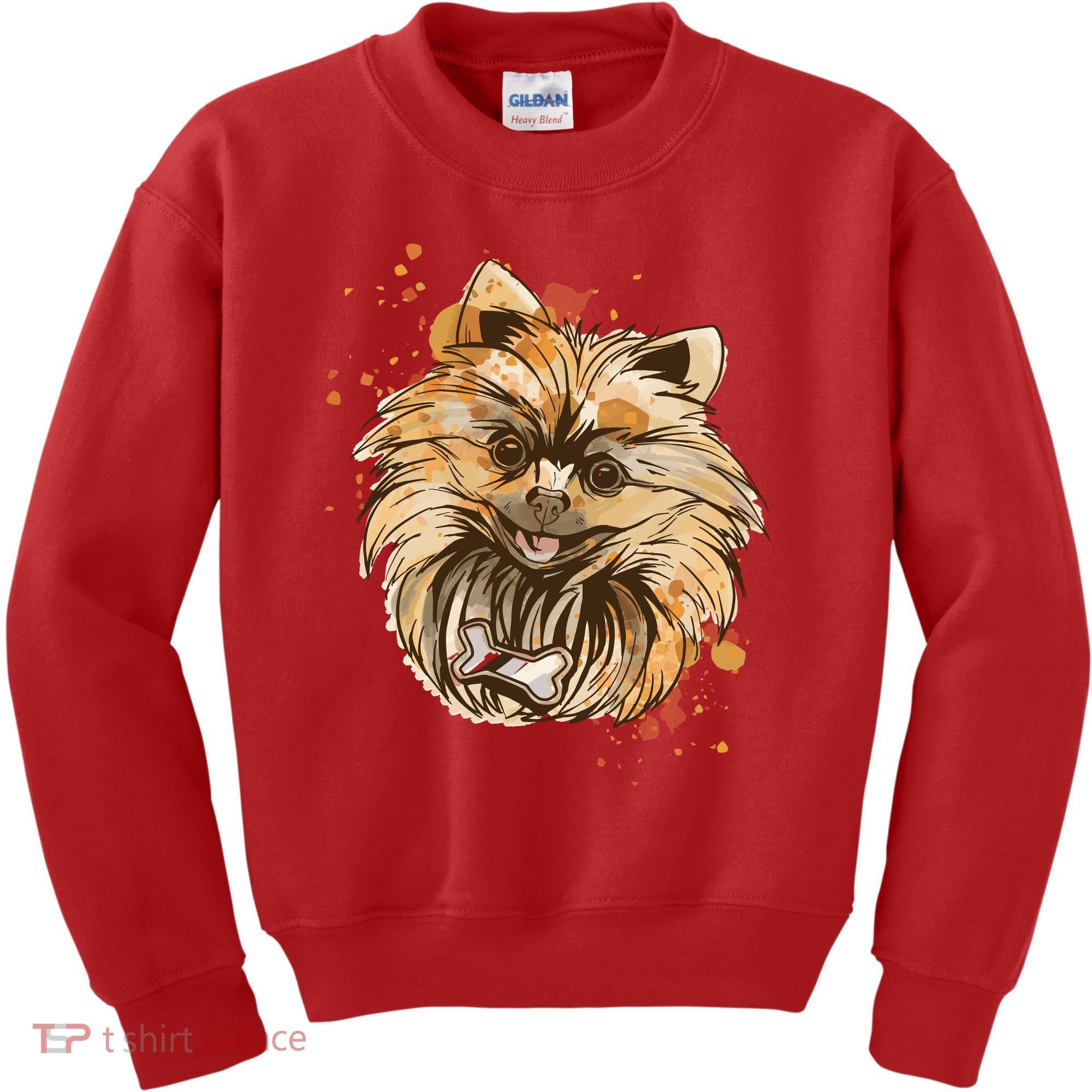 Pomeranian Dog Kids Sweatshirt