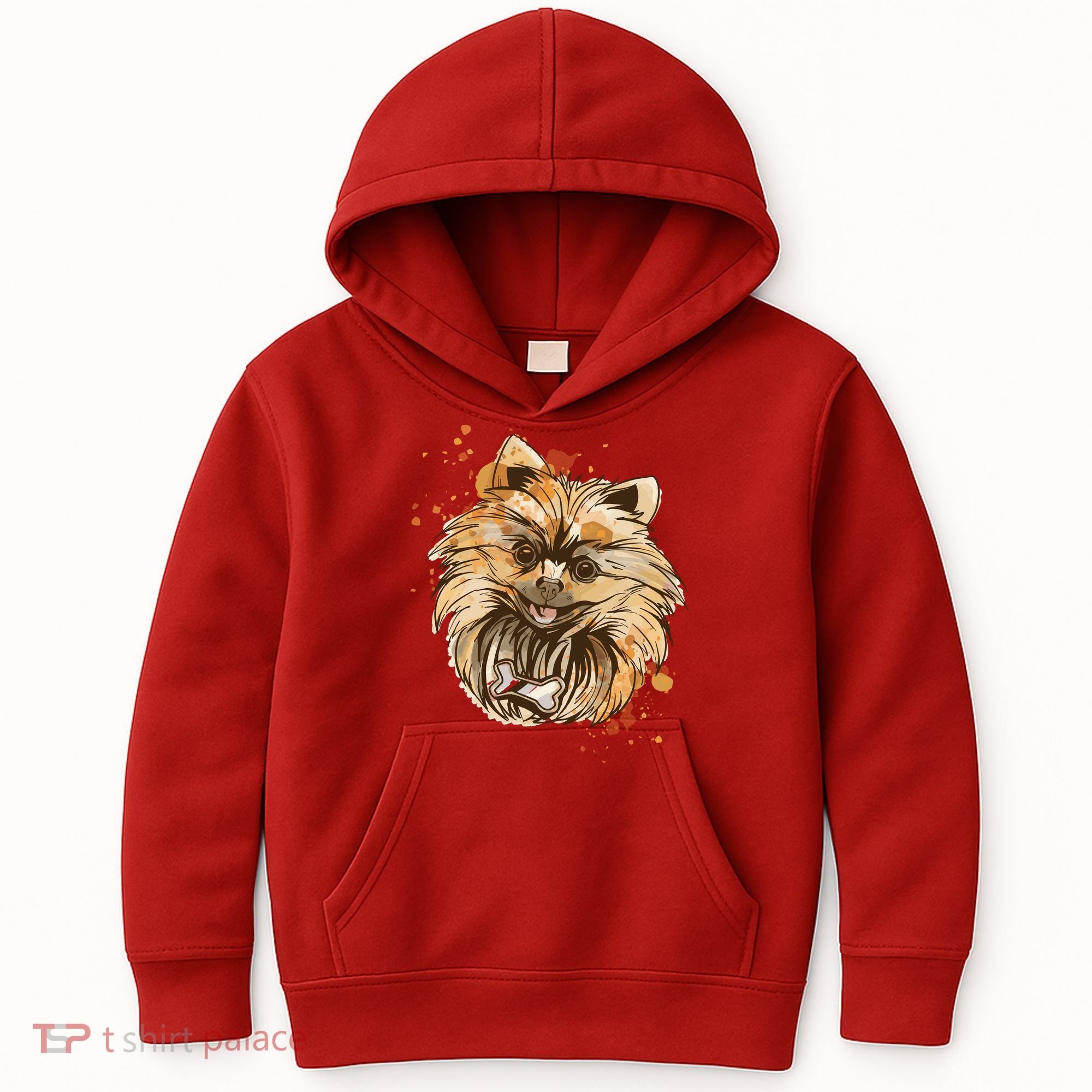 Pomeranian Dog Kids Hoodie