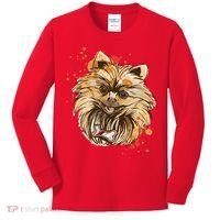 Pomeranian Dog Kids Long Sleeve Shirt thumb 0