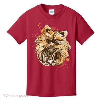 Pomeranian Dog Kids T-Shirt