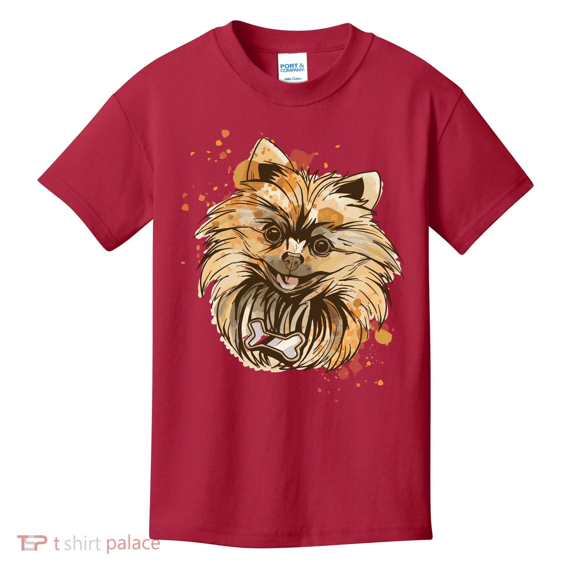 Pomeranian Dog Kids T-Shirt