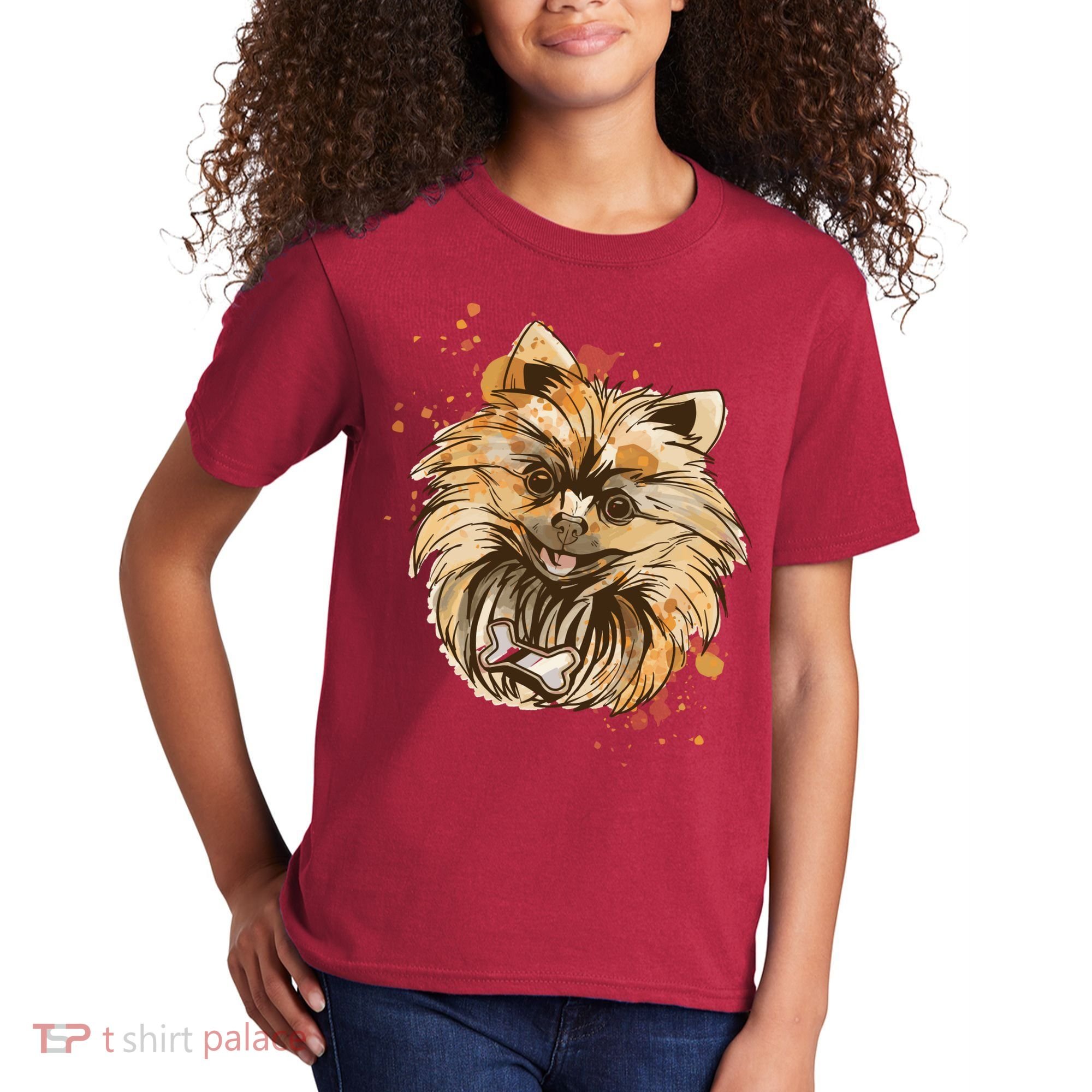 Pomeranian Dog Kids T-Shirt