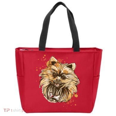 Pomeranian Dog Tote Bag