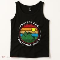 Protect Our National Parks Nature Lover National Parks Tank Top thumb 2