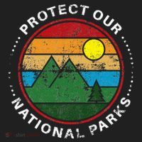 Protect Our National Parks Nature Lover National Parks Golf Towel thumb 3