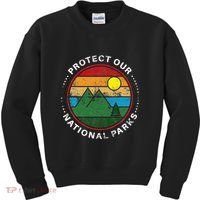Protect Our National Parks Nature Lover National Parks Kids Sweatshirt thumb 0