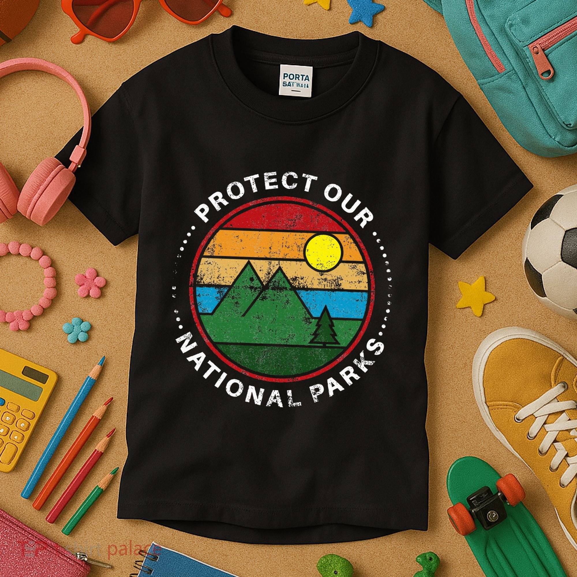 Protect Our National Parks Nature Lover National Parks Kids T-Shirt