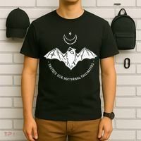 Protect Our Nocturnal Polalinators Bat With Moon Halloween T-Shirt thumb 6