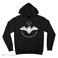 Protect Our Nocturnal Polalinators Bat With Moon Halloween Tall Hoodie thumb 0