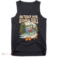 Protect Our National Parks Defund Bear Parks Not Profits Tank Top thumb 0