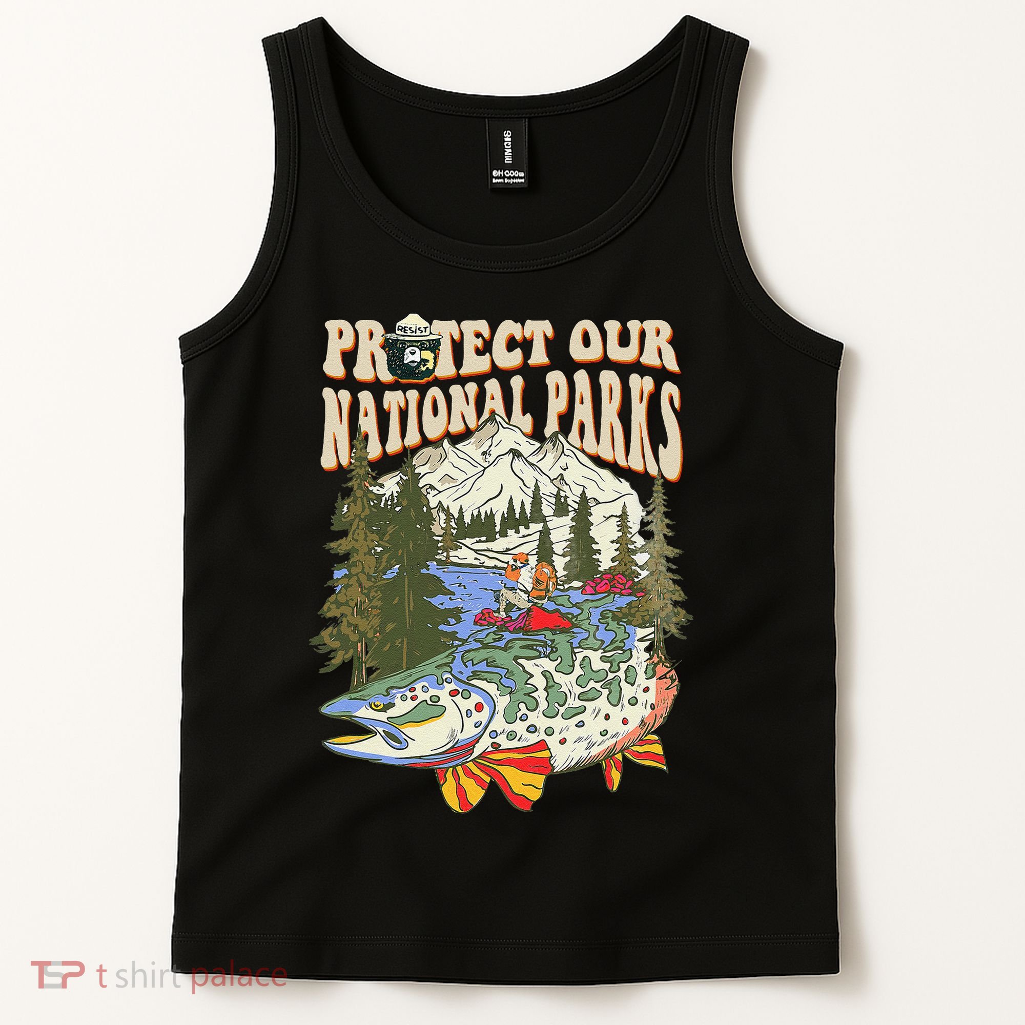 Protect Our National Parks Defund Bear Parks Not Profits Tank Top
